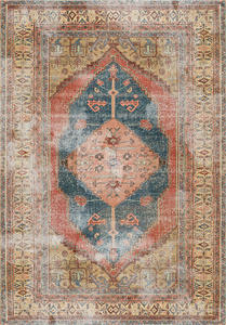 Alfombra Turca Adiva de 20 pies, Tejida en Jacquard, Lisa, Hecha a Máquina, Lavable, de Pelo Corto, con Base de Goma Antideslizante para Uso Doméstico - Product Image 3