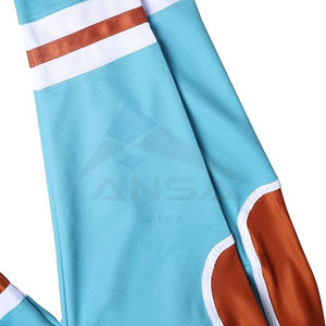 เสื้อฮอกกี้น้ำแข็งผู้ชาย แขนยาว สำหรับฝึกซ้อม ระดับมืออาชีพ แบบทีม คอวี ทรงหลวม - Product Image 5