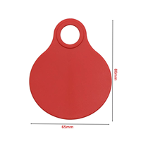 Identification des animaux Collier en plastique Etiquette ronde Bétail de ferme Bétail Animaux de toutes tailles disponibles Etiquettes d'écriture et de couleur personnalisables