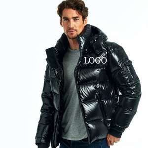Chaqueta acolchada personalizada de talla grande para hombre, ropa de calle de invierno, chaqueta acolchada personalizada con logotipo en relieve Unisex para hombre de alta calidad - Product Image 1