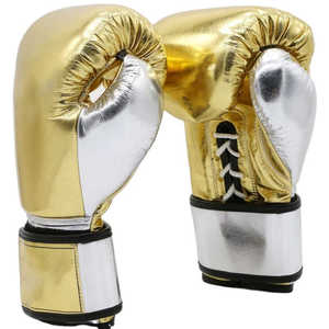 Gagnant des gants de boxe personnalisables pour les arts martiaux Fitness comprend des poignées de poignet lacées Produit de qualité par Elevate Play - Product Image 1