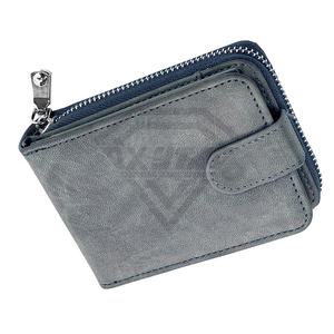 กระเป๋าสตางค์หนังผู้ชายแฟชั่นใหม่จากผู้ผลิตชั้นนำคุณภาพระดับมืออาชีพพร้อมคุณสมบัติ RFID และลายโลโก้ที่กำหนดเอง - Product Image 2