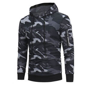 Sudadera con capucha térmica de talla XS para hombre, diseño de camuflaje de nuevo estilo cómodo, gran oferta en diferentes colores para el invierno - Product Image 2