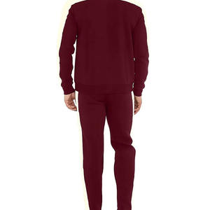 Ensemble de survêtement d'hiver streetwear avec impression de logo personnalisé, coton vierge, vêtements décontractés, style luxueux, survêtement à fermeture éclair - Product Image 5