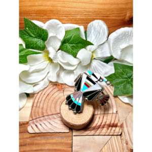 กำไลข้อมือแฟชั่น Zuni พร้อมด้วยหินเงินหลายชั้นและสเตอร์ลิง - Product Image 3