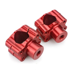 Rehausseurs universels de guidon de moto CNC en aluminium pour Yamaha Honda Kawasaki <span class=keywords><strong>Suzuki</strong></span> 28MM - Product Image 3