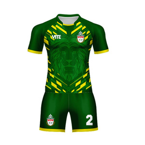 Vente en gros d'uniformes de rugby sublimés personnalisés, ensemble de maillots et shorts de sport d'équipe durables et respirants - Product Image 2