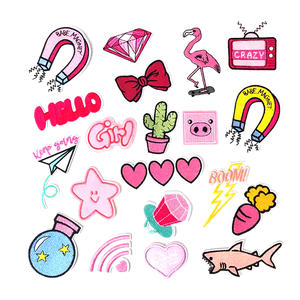 Parches de hermoso diseño a granel personalizados de calidad superior Parches de hierro bordados grandes para ropa - Product Image 4