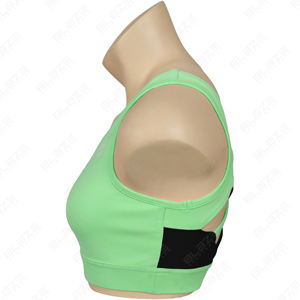 Ensemble de leggings de yoga mi-élastiques personnalisés, coupe ajustée, soutien-gorge de sport de performance premium, respirant, extensible dans quatre directions, écologique - Product Image 3