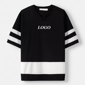 Venta al por mayor personalizado gota hombro en blanco de gran tamaño Camiseta para los hombres de alta calidad de manga corta Boxy Fit camisetas para hombres - Product Image 2