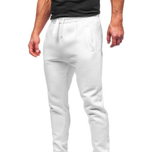 Fabricant vêtements de rue cordon de serrage élastique 300 gsm polaire logo personnalisé coupe droite hommes survêtement évasé pantalon de survêtement confortable - Product Image 2