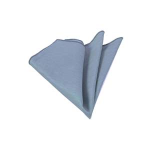 ผ้าพันคอผ้าฝ้ายลายทางสีฟ้าเมทัลลิก - Product Image 1