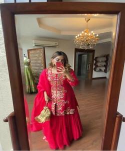 Collection saisonnière Filet de soie Gris Couleur Occasion spéciale Fantaisie Indien Vêtements pour femmes Prix de gros en Surat Ethnique - Product Image 4