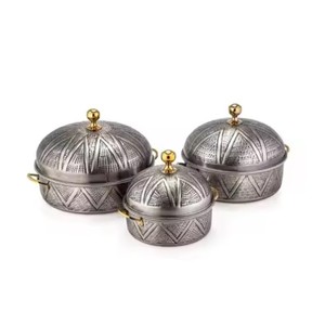 Catering Hotel Ware Wedding Food Server Ware Chaffing Dish Handi Design Cazuela Plato con tapa para proveedores mayoristas - Product Image 6