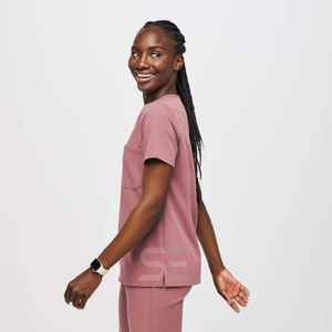 Próximamente diseño con cuello en V Hospital Médico Enfermería Uniforme Conjuntos Uniforme de manga corta para enfermeras Scrub set para mujeres - Product Image 5