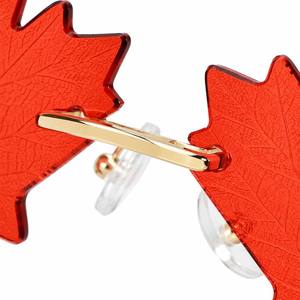 Hot Selling Metal Maple Leaf Shape Sunglasses UV400 European American Style Hip Hop Fashion <b>Eyewear</b> - Product Image 3