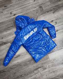 Veste matelassée grande demande Vente en gros personnalisée Veste matelassée en duvet pour homme Veste matelassée à capuche épaisse brillante pour homme - Product Image 2