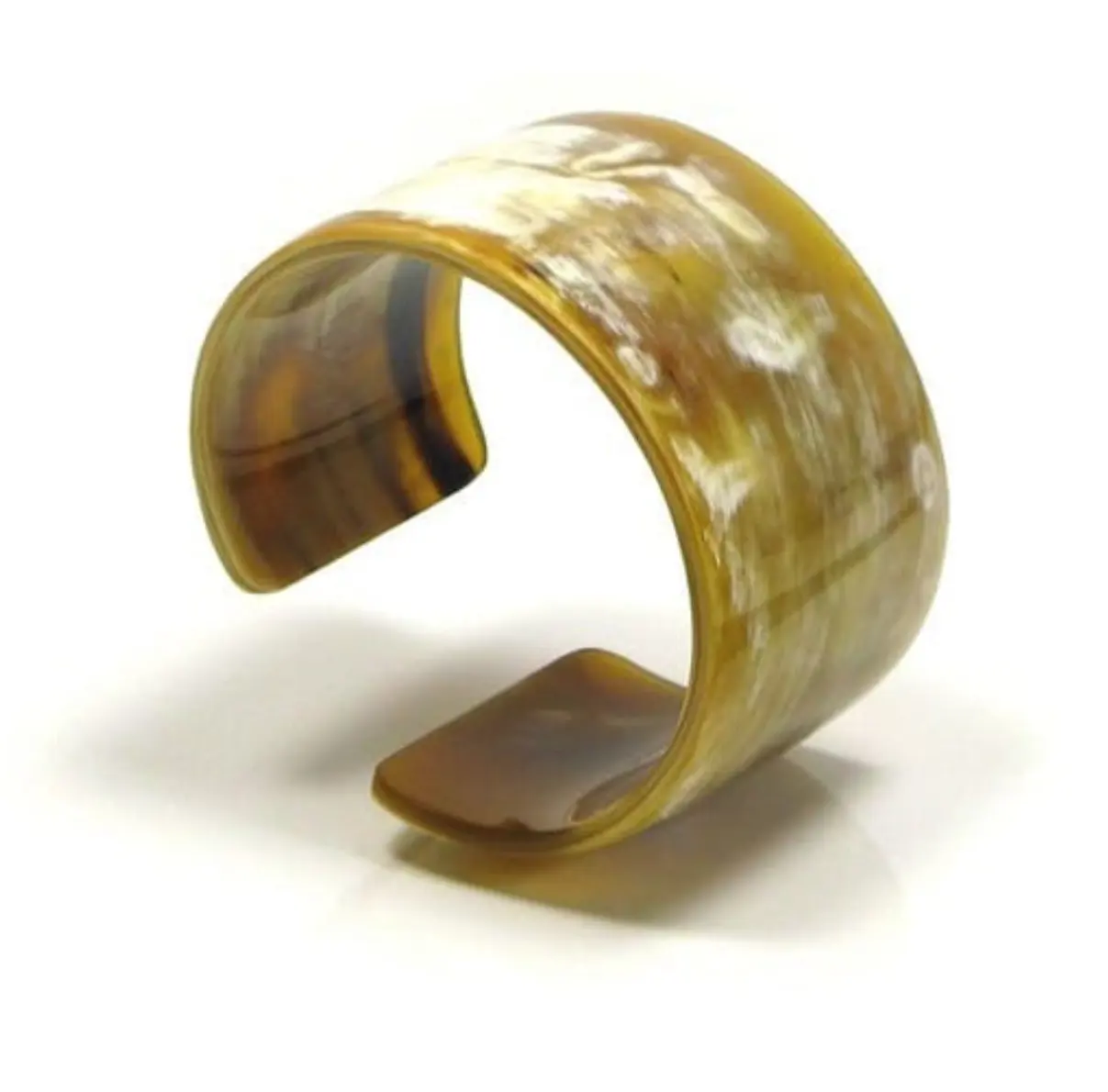 Aksesori hadiah gelang tanduk kerbau buatan tangan kemasan kustom gelang perhiasan modis baru dengan biaya wajar