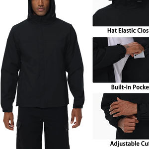 Breathable <b>Men's</b> Softshell Jackets Soft Water And Wind Resistant Down And <b>Parkas</b> Outerwear Lightweight Jacket For <b>Men</b> - Product Image 4