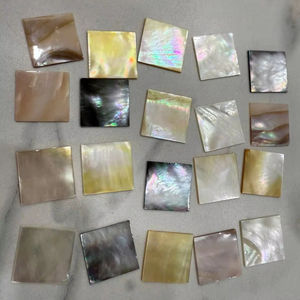 Material de concha de nácar (MOP) de corte Natural de Vietnam para la fabricación de joyas arte de playa Navidad Año Nuevo decoración del hogar pared - Product Image 1