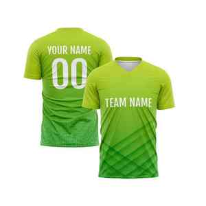 Fábrica de Camisetas de Fútbol Sublimadas Personalizadas, OEM ODM, Secado Rápido, Transpirable, Duradero, Flexible, Tela 100% Algodón para Gimnasio y Torneos - Product Image 6