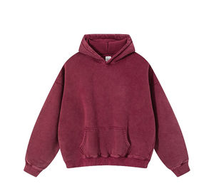 Sweat-shirts à capuche pour hommes vintage streetwear, teinture unie, 100% coton, écologique, séchage rapide, produits tendance hiver 2025, nouveauté - Product Image 2