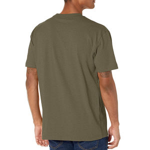 T-shirt surdimensionné pour homme de premier fabricant, style streetwear personnalisé, tissu confortable, uni, long, prix de gros pour le fitness - Product Image 2