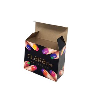 Custom Printed Recyclable Cardboard Cosmetic Boxes with Matt Lamination & UV Coating for <b>Nail</b> Polish and Cuticle Oil - Product Image 2