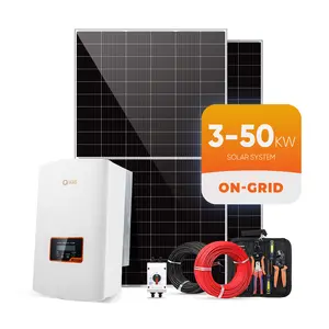 SunArk sistem Panel surya On Grid untuk rumah 5kW 10KW 15kW 25kW 30kW Harga terbaik sistem tenaga surya