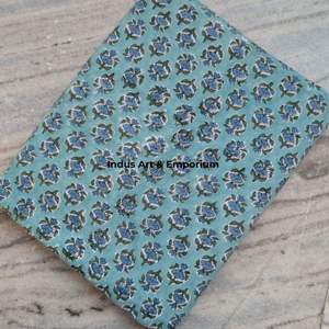 Jaipuri ผ้า60X60วิ่งแบบดั้งเดิมพิมพ์ลายบล็อกผ้าฝ้าย - Product Image 3