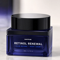 Crème de Nuit au Bakuchiol Marque Blanche 50ml – Peptides Renouvelants Végétaux et Niacinamide Anti-Âge Rides – Vente en Gros OEM