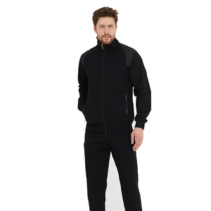 Mens Tracksuits Mens Polyester Track <b>Suit</b> Nylon Tracksuit Set OEM Mens Track Winter Autumn Colorblock <b>Jacket</b> - Product Image 4