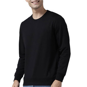 2023 nuevo diseño 100% Jersey de algodón logotipo personalizado bordado Color sólido hombres sudadera de invierno con técnicas de teñido liso OEM - Product Image 3