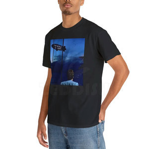 Nueva llegada peso ligero antiarrugas 100% algodón sólido personalizable hombres camiseta de alta calidad ropa de calle - Product Image 3