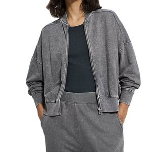 Survêtement lavage acide pour femmes confortable Look Vintage survêtement esthétique femmes survêtement lavage acide 2026 - Product Image 4