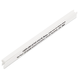 Perfil de Plástico Opal para LED con Ranura de 14x10mm, Dimensiones de la Ranura, Instalación Empotrada - Product Image 3