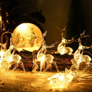 Renne lumineux LED Fairy Lights Style acrylique transparent Parfait pour les fêtes et la décoration de la maison - Product Image 6