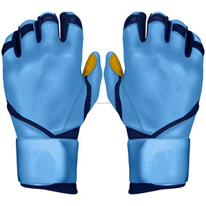 Gants de frappe de baseball, ajustement performant, respirants, en cuir, pour jeunes et adultes, usage en compétition LBBG-0041 - Product Image 5