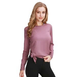 Top Deportivo para Mujer, Cómodo, Transpirable, para Yoga, Gimnasio, Correr, de Secado Rápido, Elástico, de Manga Larga - Product Image 3