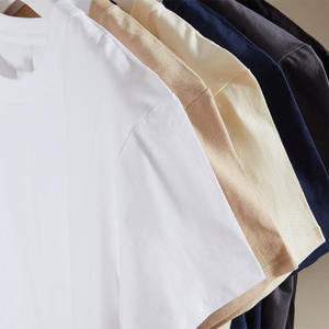 Logo personnalisé OEM Design vierge 270g pur coton respirant Plus Size ample décontracté à manches longues T-shirt d'été pour hommes - Product Image 5