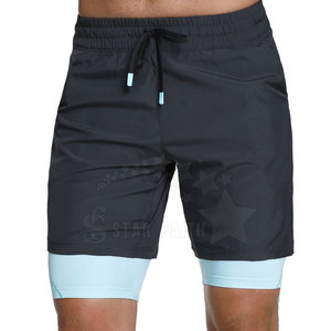 Pantalones cortos de gimnasio cómodos para hombre, pantalones cortos transpirables de secado rápido para ejercicio, correr y entrenamiento, pantalones cortos de gimnasio para hombre - Product Image 6