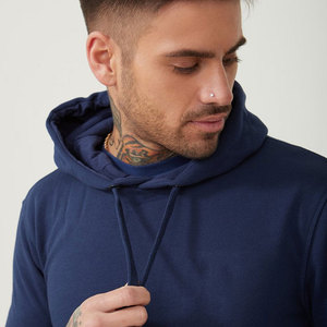 Sweat-shirts d'hiver en coton 100% uni, logo personnalisé, impression numérique, écologique, vente en gros, blanc, unisexe, pull en tricot - Product Image 2