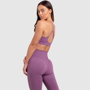 Custom Logo <b>Capri</b> Yoga <b>Leggings</b> High-Waisted Soft Gym Fitness Pants Elastic Waist Closure Made Spandex/Nylon New Solid Style - Product Image 3