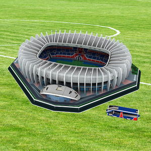 Puzzle en papier 3D de <span class=keywords><strong>stade</strong></span> de football, jouet DIY, marchandise de l'événement mondial de football 2026, OEM - Product Image 3