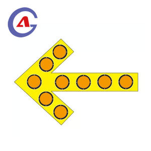 مخصص 360 دوران الشمسية بدعم وميض مقطورة شنت المرور علامات LED لوحة إضاءة أسهم إشارة مجلس - Product Image 6