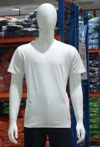 T-shirt blanc en polyester 100% personnalisé en gros style de rue haute avec conception de sublimation graphique avant - Product Image 2