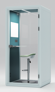 Cabina Insonorizada Estándar <span class=keywords><strong>de</strong></span> Canadá, Color Exterior Blanco, Cápsulas Acústicas, Tela Interior, Cabina <span class=keywords><strong>de</strong></span> Oficina, Sala Silenciosa, Cabina Prefabricada - Product Image 4