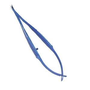 Tijeras Oftálmicas Manuales de 12.5 cm con Mango Plano, Micro Tijeras de Acero Inoxidable/Titanio para Ojos, Certificación MOL CE por MEDICAB INSTRUMENTS - Product Image 2