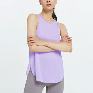Hot Sale Premium Quality Women's Gym Fitness Sport Running Workout Tank <b>Top</b> Breathable Casual Style - Product Image 4