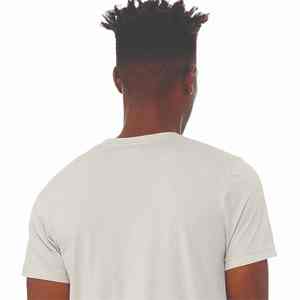 T-shirt col rond 100% coton 230gsm pour homme coupe décontractée style décontracté manches courtes uni unisexe été tissu tricoté - Product Image 1
